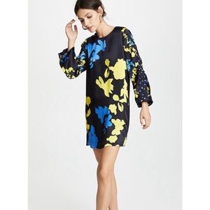 Tonya Taylor 100% Silk Florence Camo Shift Dress